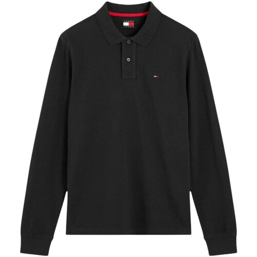 Tommy Hilfiger Polo majice dolgi rokavi DM0DM23630 Črna Slike