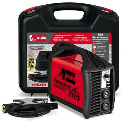 Telwin inverterski varilnik tecnica 211/S + set Slike