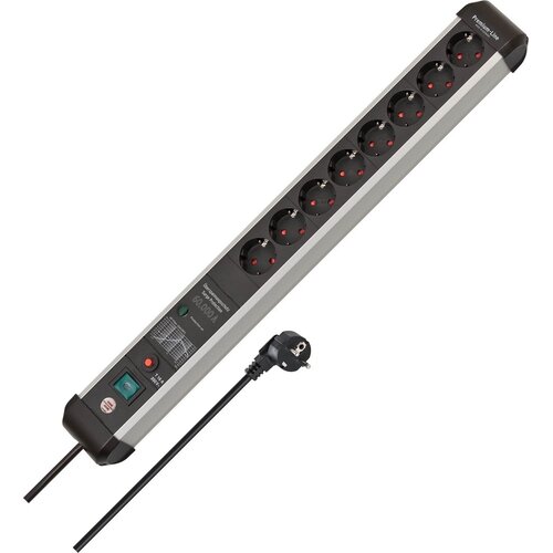  Breenstuhl 1391010800 power extension 3 m 8 AC outlet(s) Indoor Black, Silver Cene