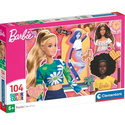 Clementoni Prekrasne Barbie lutke 104-dijelna Supercolor slagalica - Cene