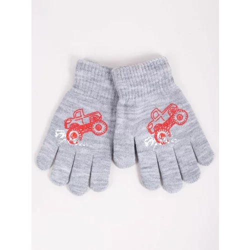 Yoclub Kids's Gloves RED-0012C-AA5A-023
