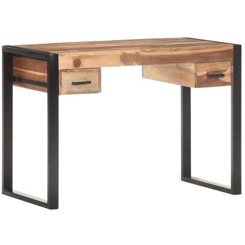 Radni stol 110 x 50 x 76 cm od masivnog drva Slike