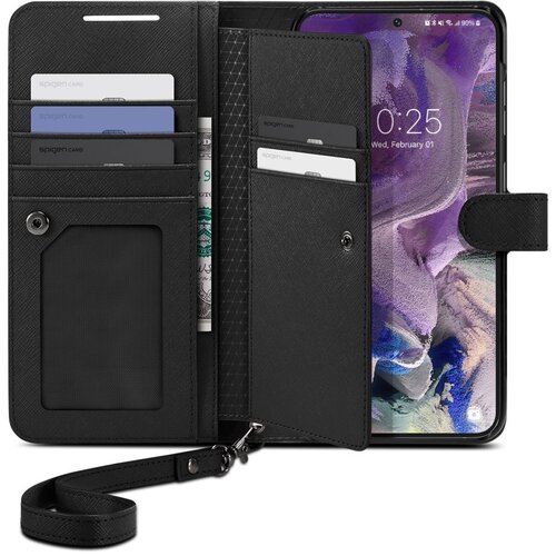 Spigen Wallet S Plus za Samsung Galaxy S23 - črna Slike