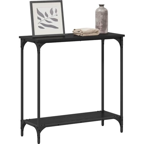  Konzolna stolica Crni hrast 75 x 30.5 x 75 cm Konstruirano drvo Slike