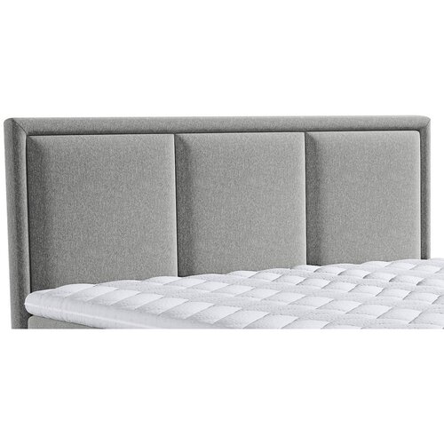 MID.YOU POSTELJA BOXSPRING 180 cm x 200 cm , tekstil rjavosiva Slike