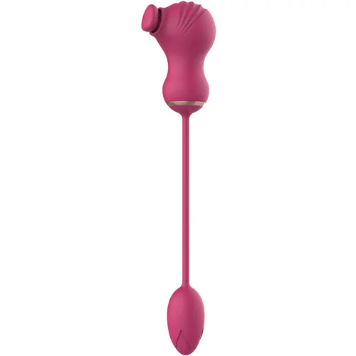 DREAMTOYS Essentials Flexible Dual Stimulator & Vibrating Egg Pink