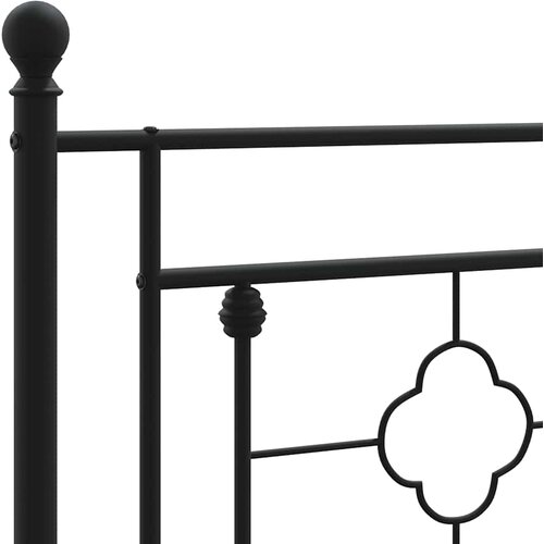  Metalno zamjensko uzglavlje crno 193 cm Slike