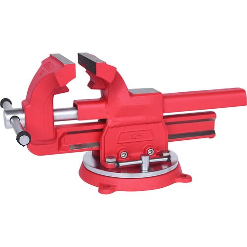 Ks Tools Vzporedni primež z vrtljivo ploščo, dolžina čeljusti 120 mm, s cevno vpenjalno čeljustjo Cene