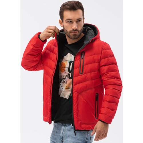 Ombre Parke Mo&amp;scaron;ka izolirana bunda (C356RED) pisana Slike