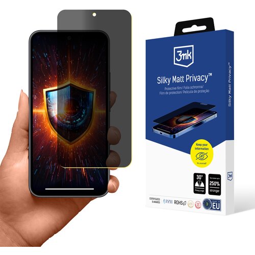 3mk OVITEK ZA ZASEBNOST SILKY MATT PRIVACY ZA SAMSUNG GALAXY A54 5G, (21965082) Slike