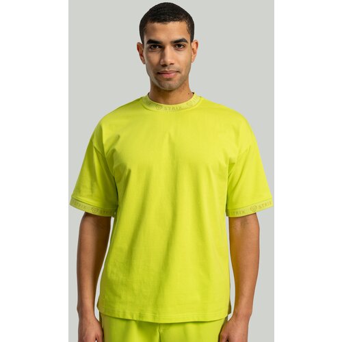STRIX Mu&amp;scaron;ka majica Oversized Heavy Chartreuse Slike