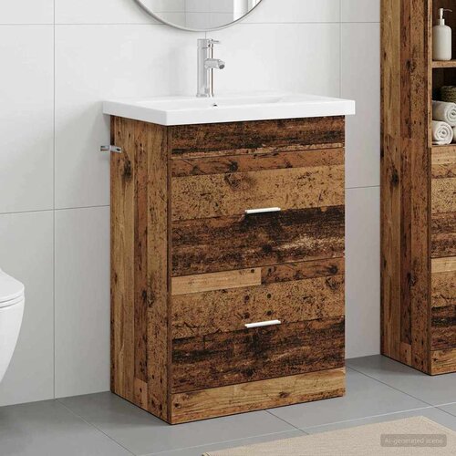  Set namje&scaron;taja za kupaonicu Staro drvo 61 x 40 x 84,5 cm Cijene