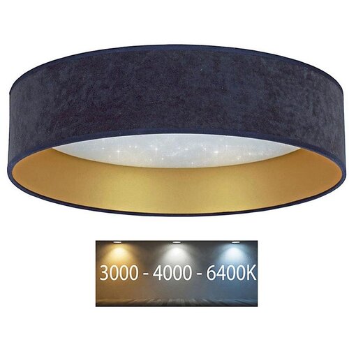  Brilagi - LED plafonsko svetlo VELVET STAR LED/24W/230V prečnik 40 cm plavo/zlatno Cene