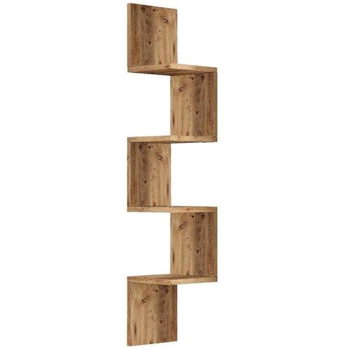Kalune Design Zidni regal u dekoru bora u prirodnoj boji 22x117 cm Laura - Cijene