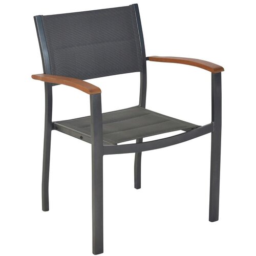 Gardenson Vrtni Stol Paxos, Siva, Aluminij Slike