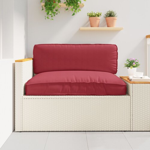 vidaXL Jastučić za otvorene prostore Bordo Poliester 120 x 12 x 80 cm Cijene