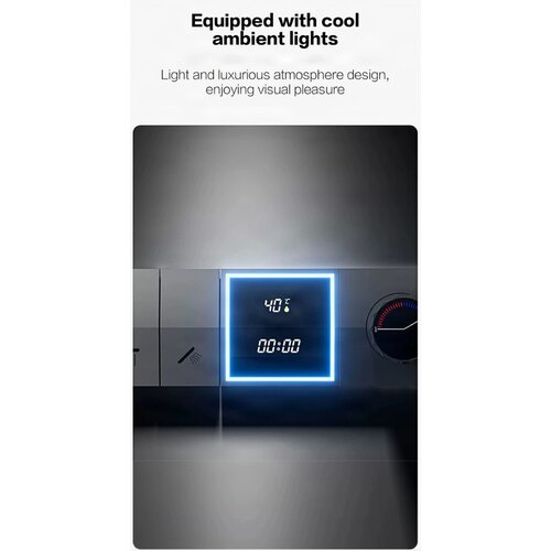 ELITE EDITION Luksuzni podometni tu&amp;scaron; sistem BCS1050 z inteligentnim LED zaslonom &amp;mdash; Bela &amp;mdash; Dva izliva Slike