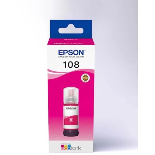 Epson Tinta 108 EcoTank Magenta Slike