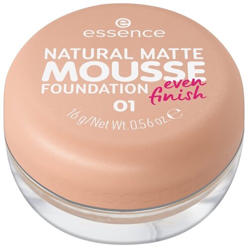 Essence podlaga za obraz v peni - Natural Matte Mousse Foundation - 01 Slike