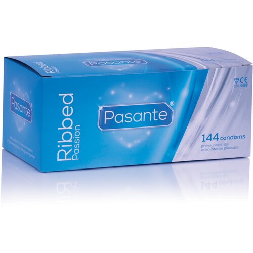 Pasante Kondomi Ribbed, 144 kom Slike