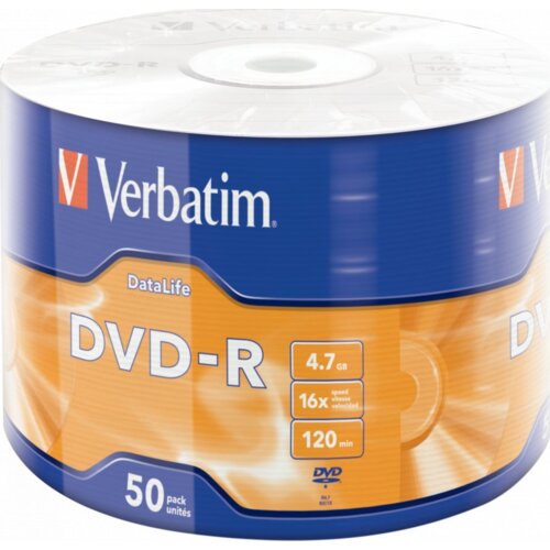 Verbatim 43791 prazni DVD 4,7 GB DVD-R 50 kom Cijene