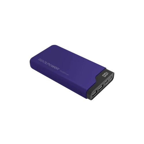 REAL POWER PB-15000C powerbank (rezervni akumulatorji) 15000 mAh Li-Ion USB\, USB-C&reg; mornarsko modra, (20432851) Cene