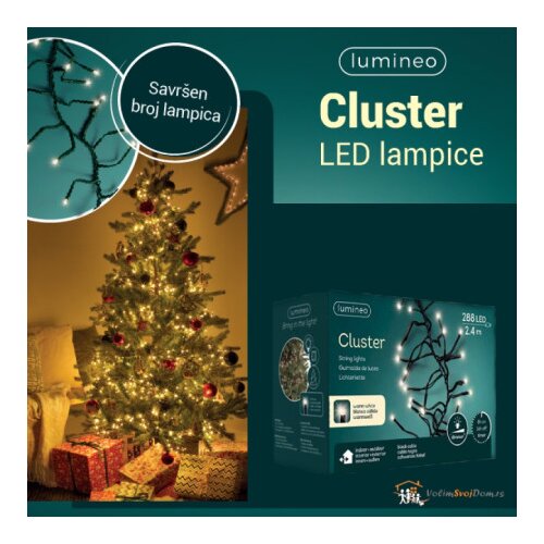  Novogodi&scaron;nje LED sijalice gluster gusce od basica 240cm-288L0 53kgs ( 494681 ) Cene