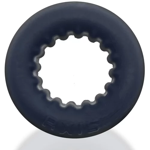 Oxballs axis ribbed cockring black ice