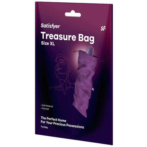Satisfyer Vrečka za shranjevanje vibratorja Treasure Bag XL, vijolična, (21133746) Cene