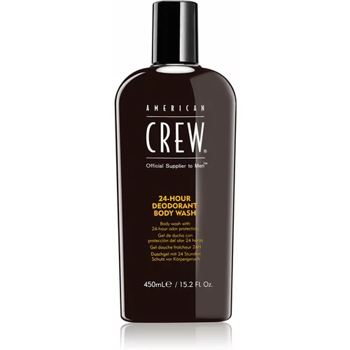 American Crew Hair & Body 24-Hour Deodorant Body Wash gel za tuširanje s učinkom dezodoransa 24h 450 ml