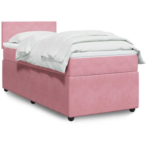 Box spring krevet s madracem ružičasti 80 x 200 cm bar&scaron;unasti Cijene