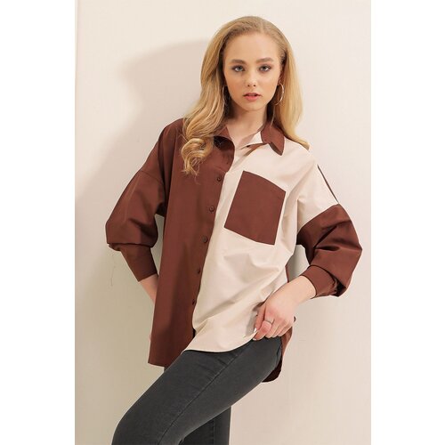 Bigdart Shirt - Brown Slike