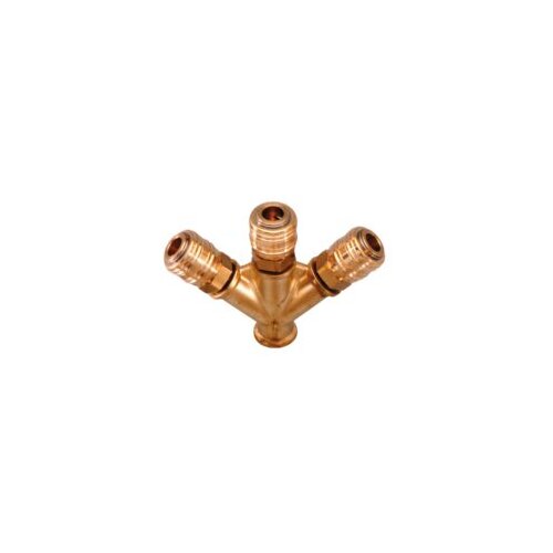 Profi Air mesingana trostruka razvodna spojnica IG SB 3/8&amp;Prime; 1107664 Slike