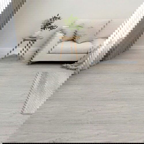 VidaXL Samoljepljive podne obloge 55 kom PVC 5,11 m&amp;sup2; svjetlosive Slike