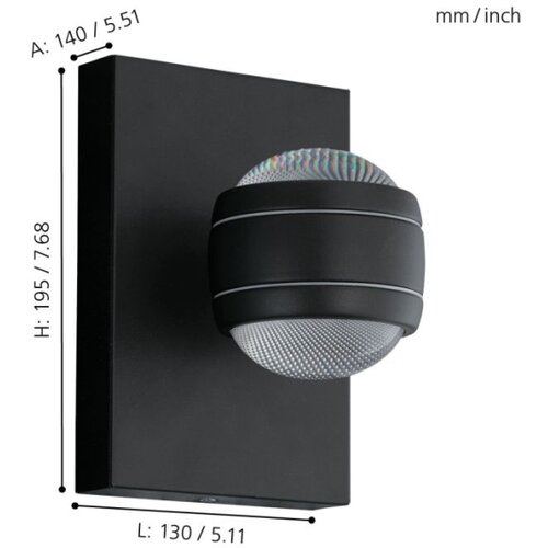 Eglo led zidna lampa sesimba 94848 Cene