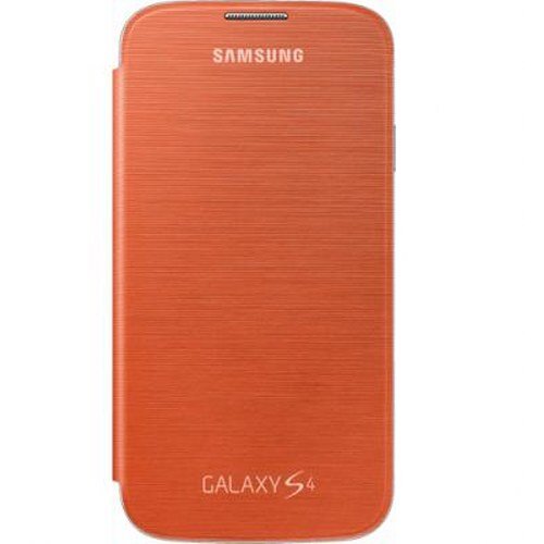 Samsung Ohi&amp;scaron;je za Galaxy S4 z zavihkom Light Premium Design, Oranžna, (21302453) Slike