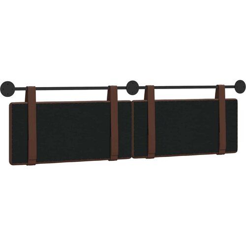  Držeće uzglavlje Zidne Smeđa 190 x 55 x 5 cm Lažna koža - Smeđa 180 cm bez LED Slike