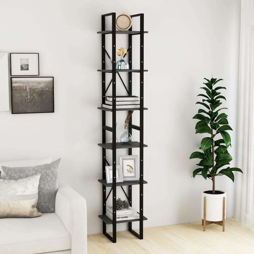 vidaXL Visoka omara siva 40x30x210 cm trdna borovina Cene
