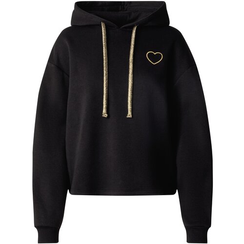 Pieces Sweater majica 'PCCHILLI' zlatna / crna Cijene