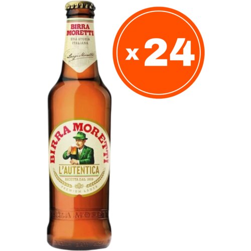 Birra Moretti Svetlo pivo, 0.33l, 24 komada Slike