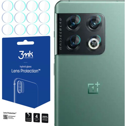 3mk 4x Staklo za kameru za OnePlus 10 Pro - Prozirna Slike
