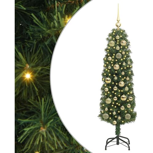  Umjetno božićno drvce Zelena 120 cm PVC i čelik i plastika Slike
