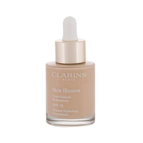 Clarins Skin Illusion Natural Hydrating SPF15 vlažilen puder z uv filtrom 30 ml odtenek 105 Nude Cene