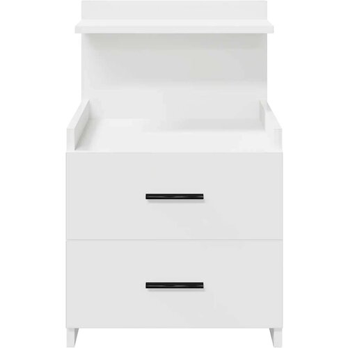 vidaXL Noćni ormarići 2 kom s 2 ladice bijeli 40x36,5x62 cm Cijene
