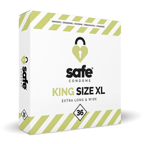 SAFE Kondomi - King Size XL, 36 kom Slike