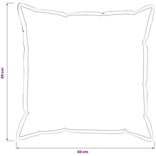  Presvlaka za jastuk 2 pcs HOUTEN Bijela 60 x 60 cm Umjetni lan - Bijela 60 x 60 cm 2 Slike