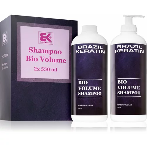 Brazil Keratin Bio Volume Shampoo ekonomično pakiranje (za volumen)