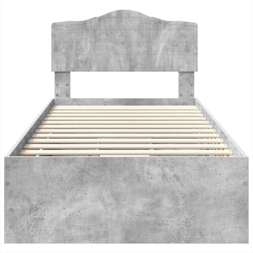 Okvir za krevet s ladicama Betonski sivi 90 x 200 cm - Beton siva 90 x 200 cm Slike