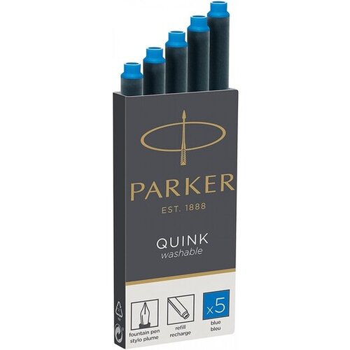 Parker 1x5 ink cartridge Quink Blue washable Cijene
