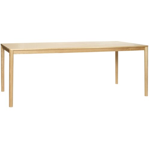 Hübsch Blagovaonski stol u dekoru hrasta u prirodnoj boji 100x200 cm Ground – Cene